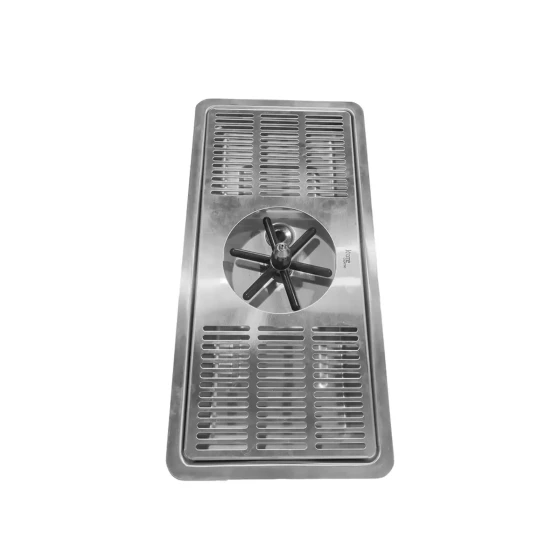 Krome Center Pitcher Rinser Drip Tray With Spin Spray - C4008
