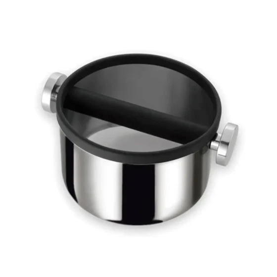 Motta Stainless Steel Knock Box, 6.5-Inches