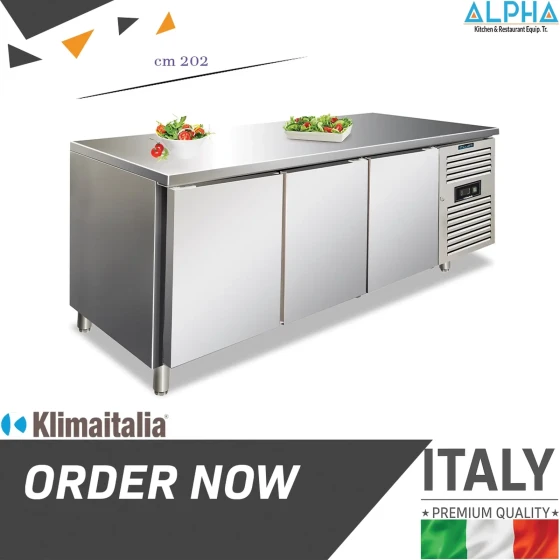 Pastry Refrigerated Table Chiller 3 Doors