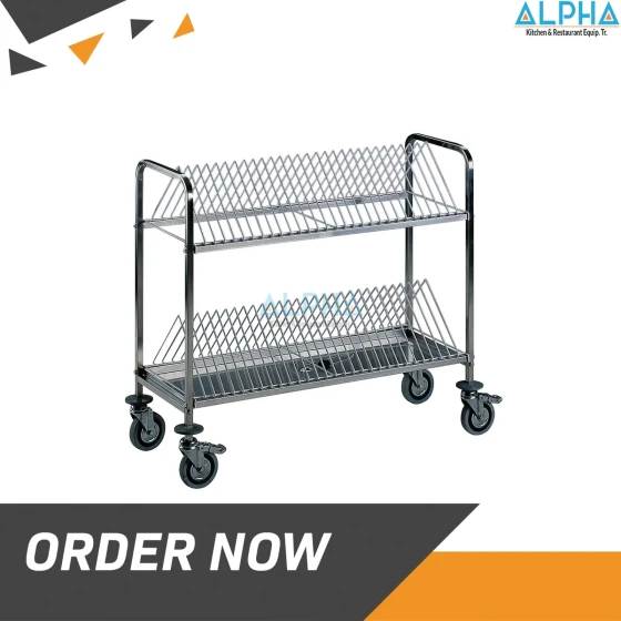 TRAY DRAINING TROLLEY
