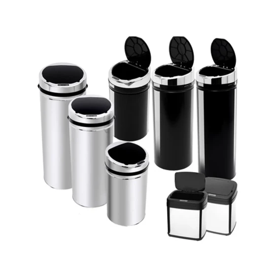 Trash Bin with Sensor Lid