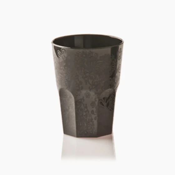 POLOPLAST COCKTAIL GLASS 250 CC PC BLACK Ø8,3 H10,9 CM (PLASTIC)