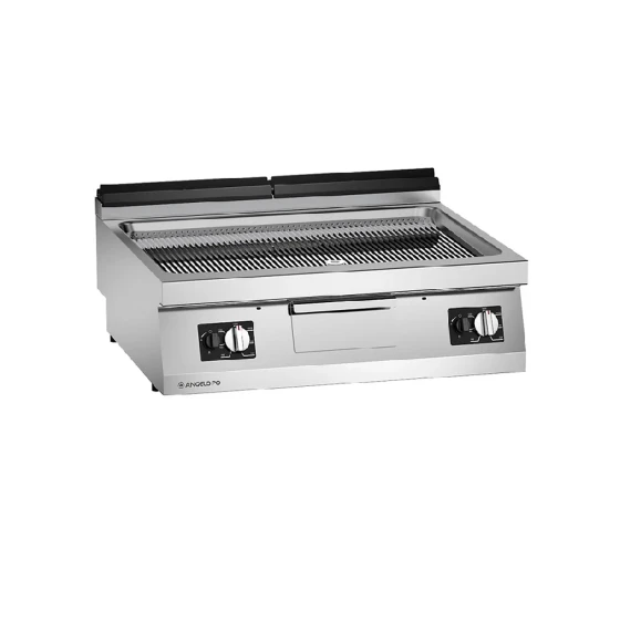 Angelo Po GAS GRIDDLE RIBBED CHROMIUM PLATE 1S0FT5G