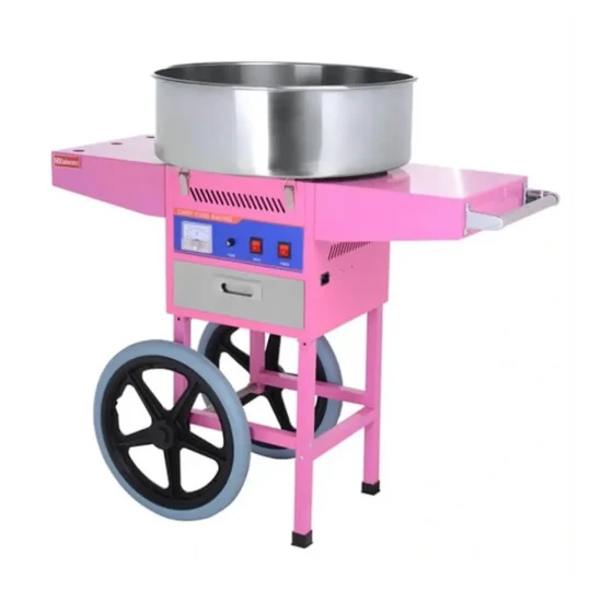 Candy Floss Machine with Cart HEC-03C