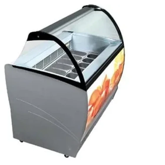 Ice cream display chiller Flat Glass ISABELLA LX 10 RS