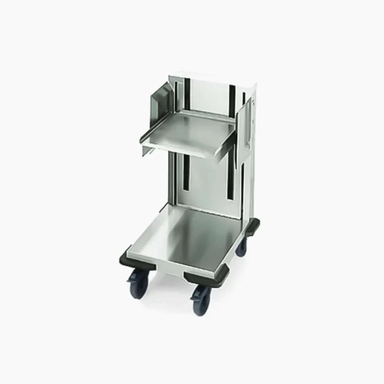 TRAY LIFTING TROLLEY