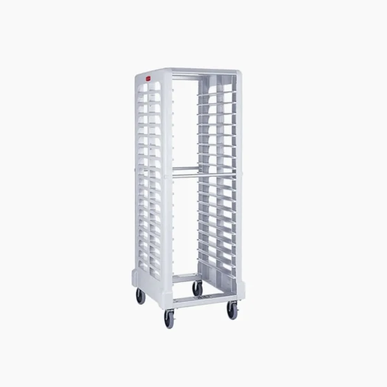 PLASTIC TRAY TROLLEY 2/1 GN