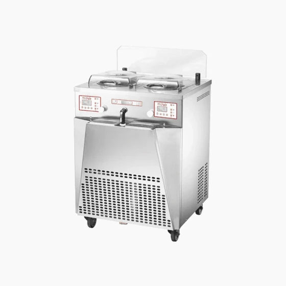 2 POT GELATO MACHINE