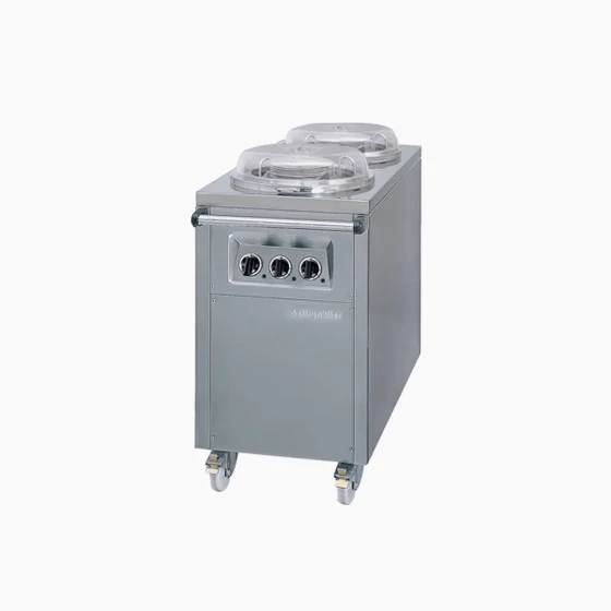 PLATE DISPENSER TROLLEY DOUBLE