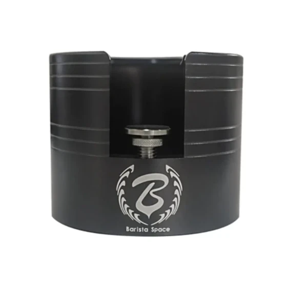 Barista espresso tamping station | New Space Black - 53mm