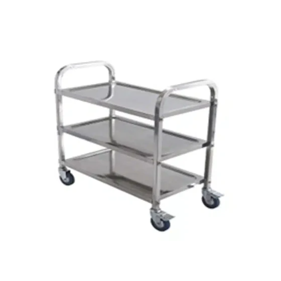 Service trolley Stainless Steel