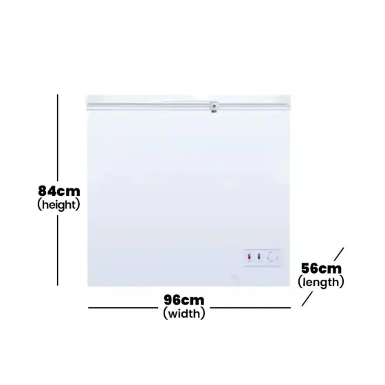Commercial Lava Inox BD-255 Chest Freezer, Flip Flap Door, 247 L Capacity, Power 140W, 116.4 x 56 x 84 cm