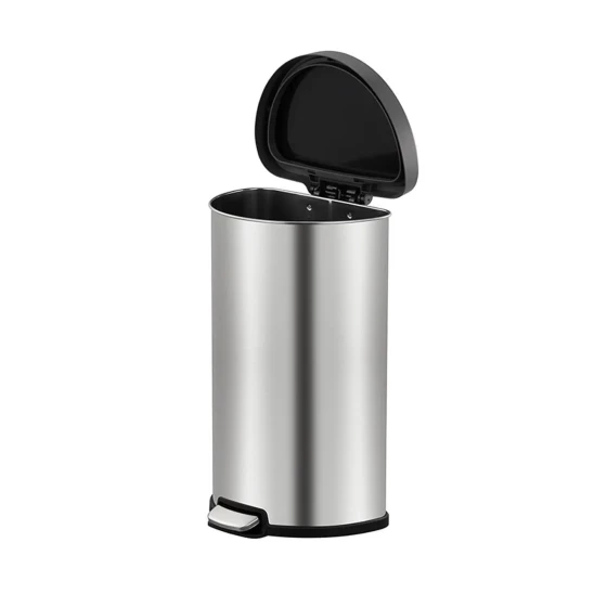 EKO Artistic Round Step Waste Bin with Soft Close Lid 45 Liters