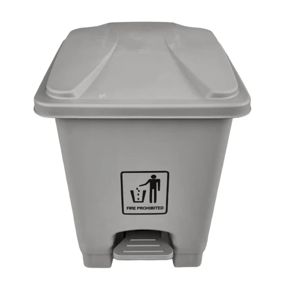 AKC Plastic Garbage Bin | 15LTR | White