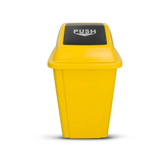 EK Plastic Garbage Bin | 30LTR | YELLOW