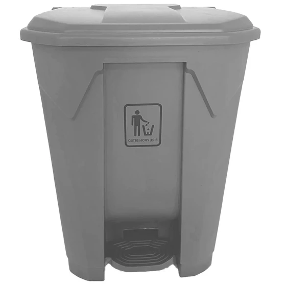 AKC Plastic Garbage Bin | 87LTR | GRAY