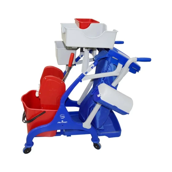 House Keeping Mop Trolley With Press Wringer