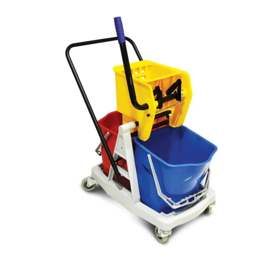 Double Bucket Mop Trolley | 34LTR