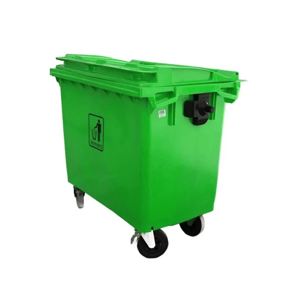 AKC Heavy Duty Outdoor Garbage Bin | 660LTR | BLUE