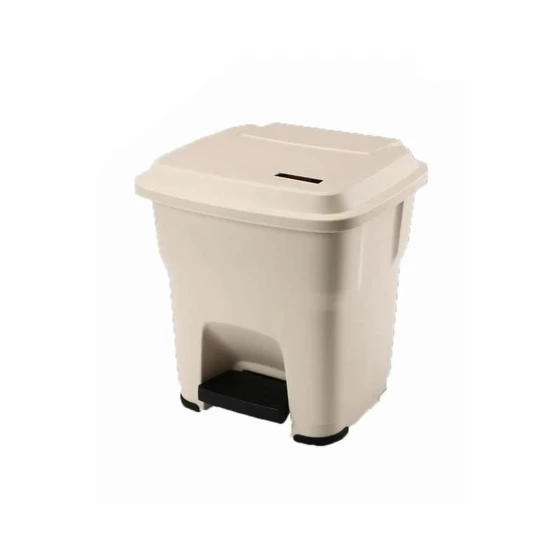 AKC Quadrate Garbage Bin | 100LTR | RED