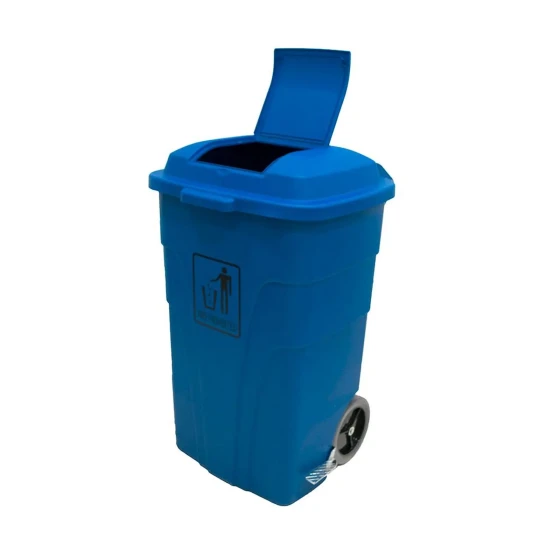 AKC Quadrate Garbage Bin | 25LTR | GREEN