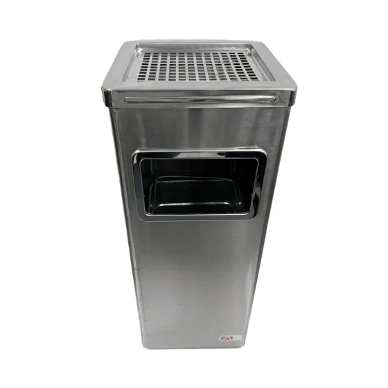 AKC Stainless Steel Ashtray Square Bin