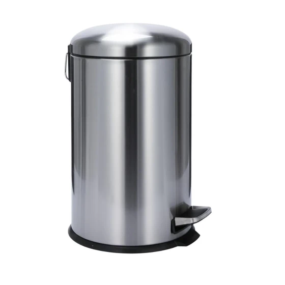 EKO Stainless Steel Top in fingerprint-resistant with Pedal Bin 8 Liters