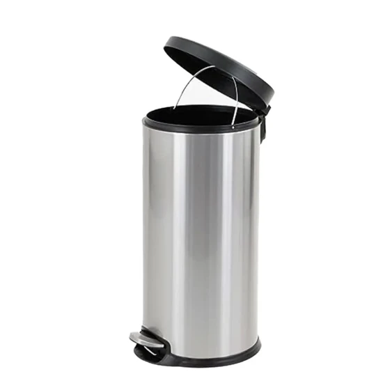 AKC Stainless Steel Slow Motion Bin with Pedal 20 Liters