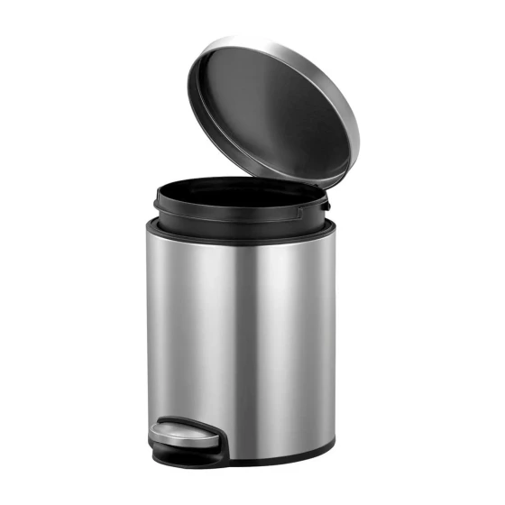 EKO Stainless Steel with Pedal Bin 5 Liters