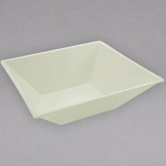 Bon Chef 9510 5 Qt. Ivory Sandstone Finish Cast Aluminum Flared Bowl