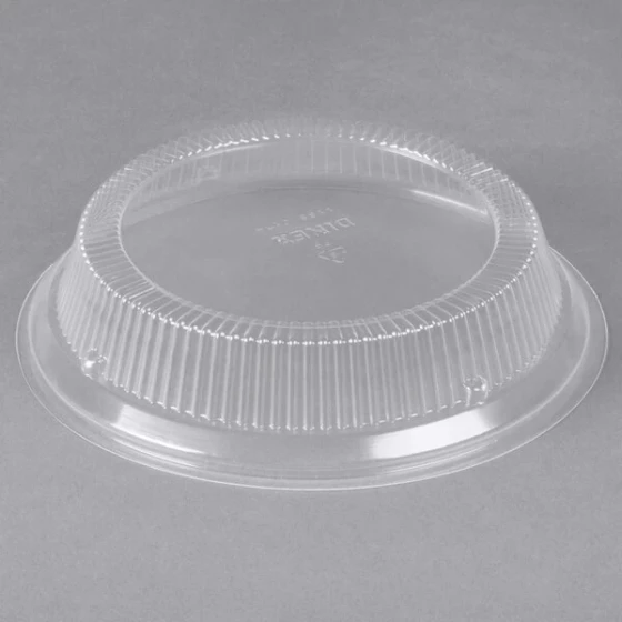 Dinex DX11890174 Classic Clear Disposable Tulip Bowl Dome Lid - 1,000/Case
