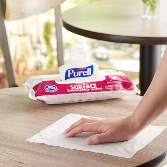 PURELL® Foodservice No-Rinse Food Contact Surface Sanitizing Wipes - 864/Case
