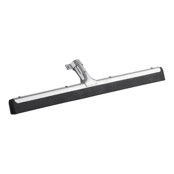 Midwest Rake S550 Professional 47220 18" Black Double Neoprene Foam Floor Squeegee with Steel Frame