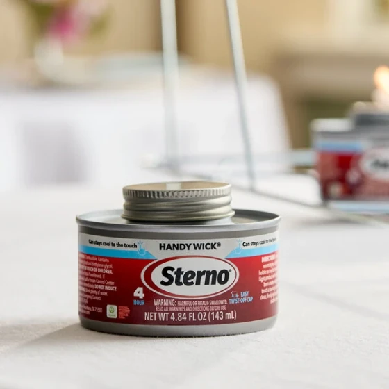 Sterno 10364 4 Hour Handy Wick Chafing Fuel with Safety Twist Cap - 24/Case
