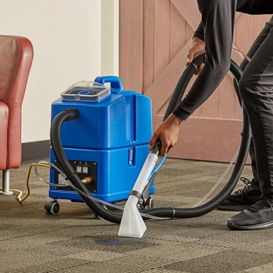 NaceCare Solutions TP 4X 8025150 Corded Carpet Spot Extractor with 4" Hand Tool - 4 Gallon, 120V
