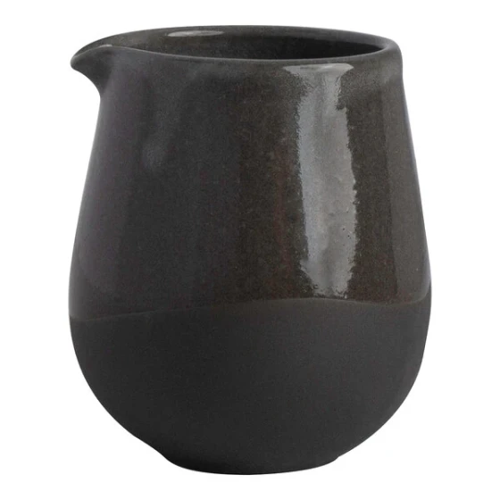 Off Grid Studio Gembrook from Steelite International 5 oz. Gray Stoneware Creamer - 24/Case