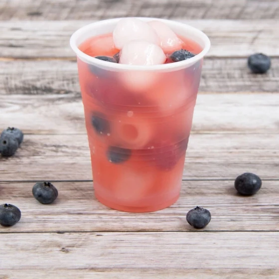 Dart Y10 Conex Galaxy 10 oz. Translucent Plastic Cold Cup - 2,500/Case