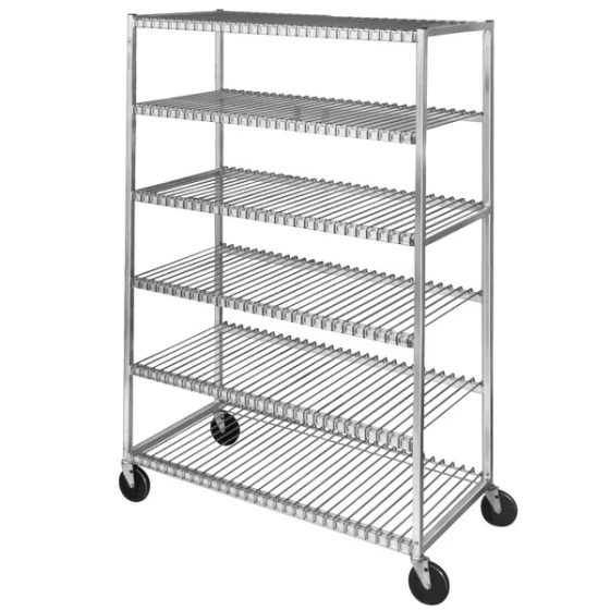 Channel 569 6 Shelf Mobile Aluminum Cooling Rack