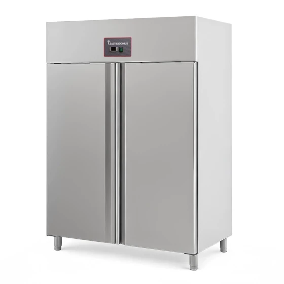Gastrodomus, Upright Chiller, 2 Doors, 1325 L, Silver