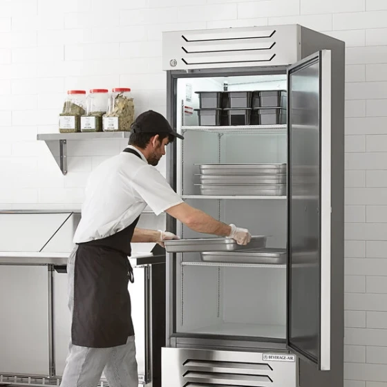 Beverage-Air SF1HC-1S Slate Series 30" Solid Door Reach-In Freezer