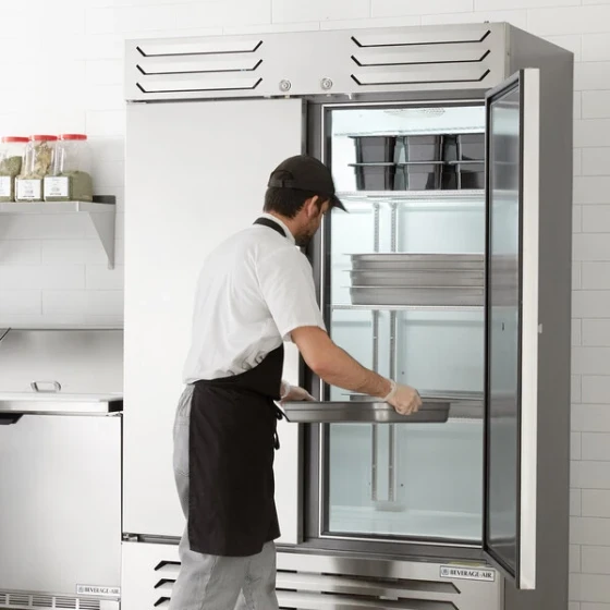 Beverage-Air SF2HC-1S Slate Series 52" Solid Door Reach-In Freezer