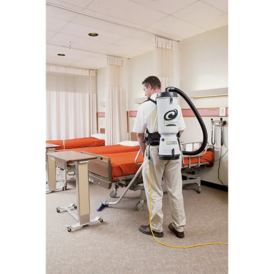 ProTeam 100280 10 Qt. LineVacer Backpack Vacuum Cleaner with ULPA filtration and 100163 High Filtration Vac Kit - 120V
