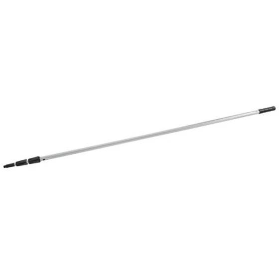 Carlisle Flo-Pac 36542000 87"-240" Threaded Aluminum Telescopic Broom / Squeegee Handle