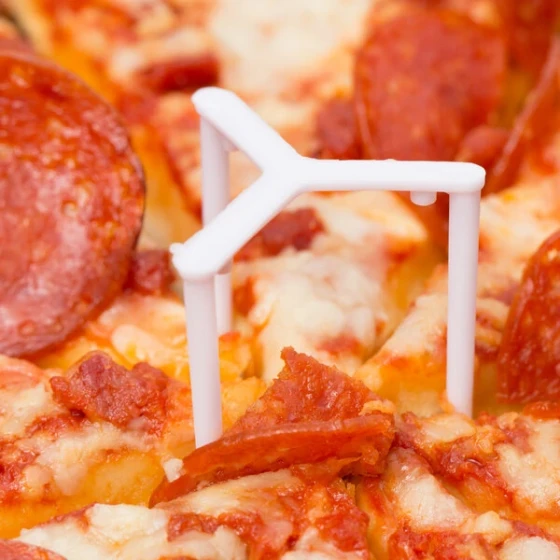 Royal Paper RPST2M Pizza Box Stack / Pizza Saver - 2,000/Case