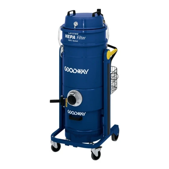 Goodway Technologies 12 Gallon Air-Powered Dry Vacuum with HEPA Filtration DV-AH