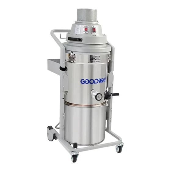 Goodway Technologies 9 Gallon Explosion-Proof Vacuum with HEPA Filtration and Tool Kit VAC-EX-120-9-SS - 115V, 1 Phase