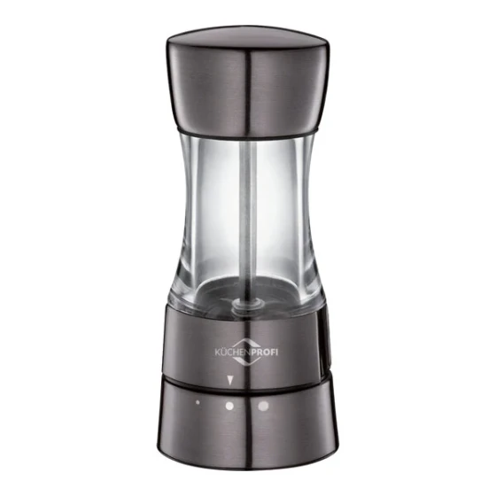 Kuchenprofi Monaco 5 1/2" Gunmetal Gray Salt / Pepper Mill