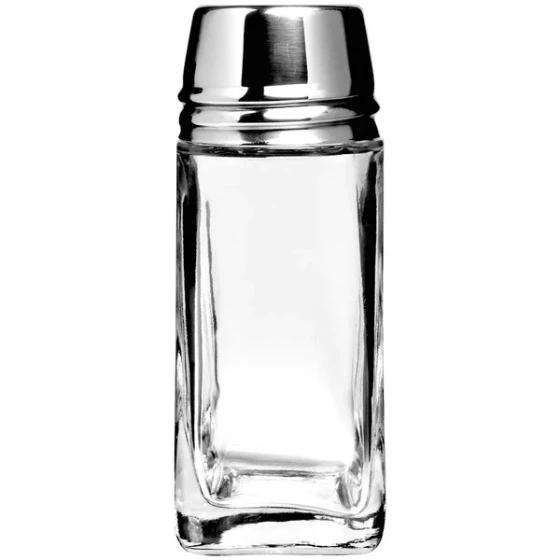 Anchor Hocking 80570 Continental 2 oz. Square Base Salt and Pepper Shaker   - 24/Case