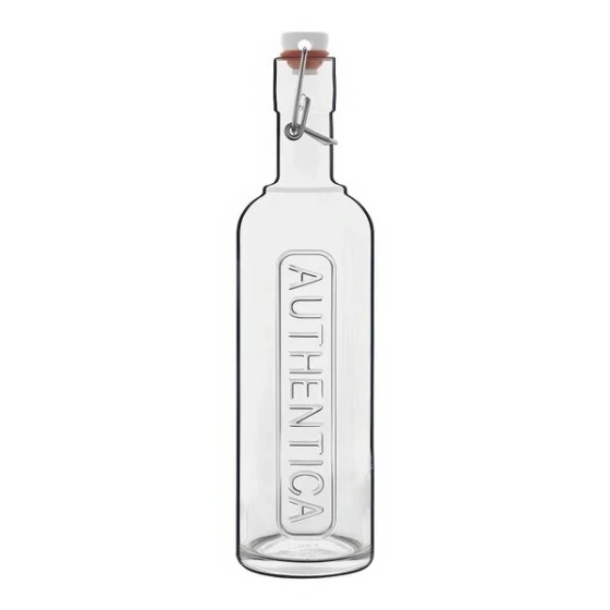 Luigi Bormioli Optima Authentica from BauscherHepp 17 oz. Glass Bottle with Wire Bail Lid