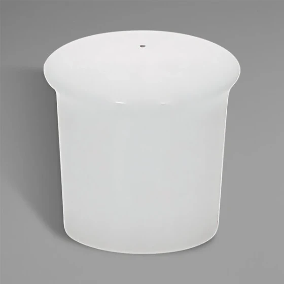 Bauscher Relation Today from BauscherHepp 2 3/8" Bright White Porcelain Pepper Shaker - 36/Case